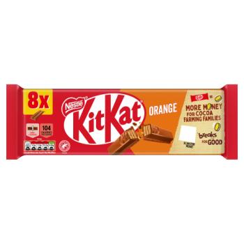 KitKat 2 Finger Orange Bars 8 x 20.7g (165.6g)
