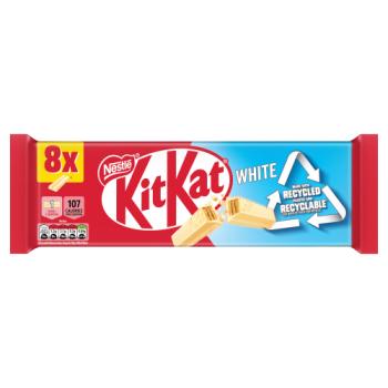 KitKat 2 Finger White Bars 8 x 20.7g (165.6g)