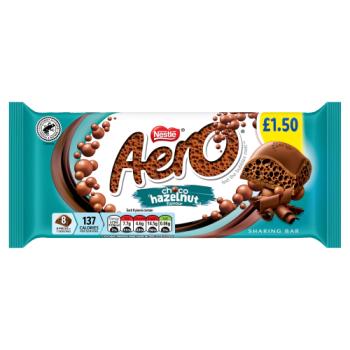 Aero Choco Hazelnut Flavour Sharing Bar 90g
