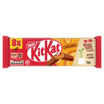 KitKat Finger Caramel Bars 8 x 20.7g (165.6g)