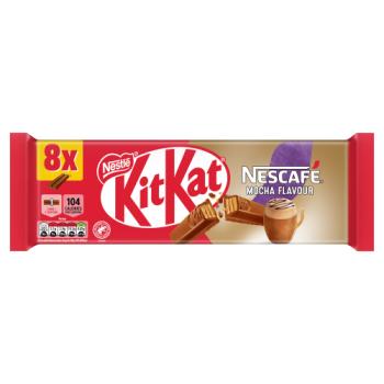KitKat 2 Finger Mocha Flavour Bars 8 x 20.7g (165.6g)