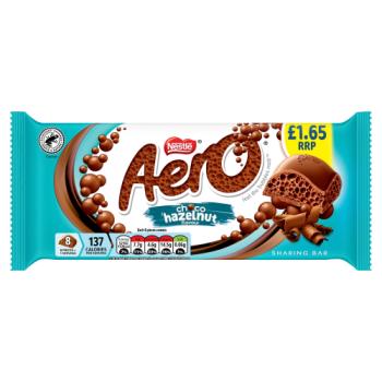 Aero Choco Hazelnut Flavour Sharing Bar 90g