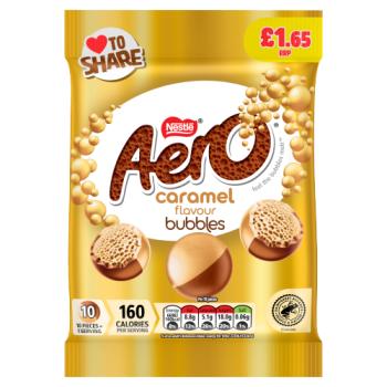 Aero Caramel Flavour Bubbles 80g