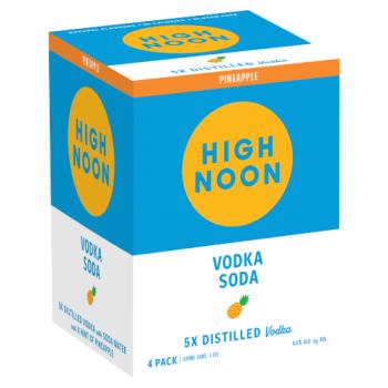 High Noon Pineapple Vodka Soda 4 x 330ml