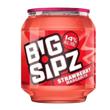 Big Sipz Strawberry Margarita 200ml