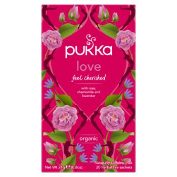Pukka Love Organic 20 Herbal Tea Sachets 24g