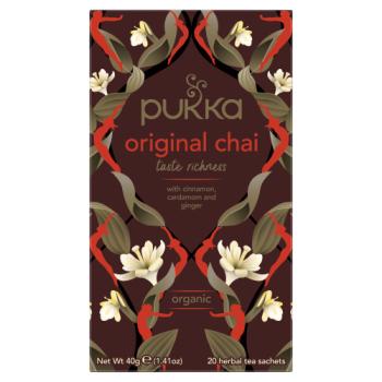 Pukka Organic Original Chai 20 Herbal Tea Sachets 40g
