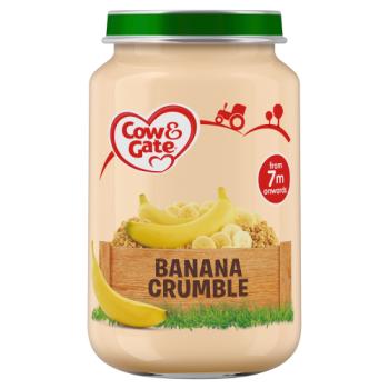 Cow & Gate Banana Crumble Jar 200g