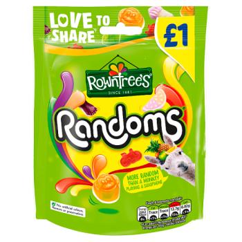Rowntree's Randoms Sweets Sharing Pouch 120g Pmp £1