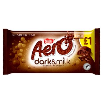 Aero Dark&milk Chocolate Sharing Bar 90g Pmp £1