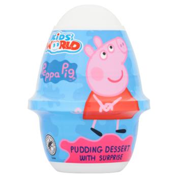 Peppa Pig Kids World Pudding Dessert with Surprise 70g