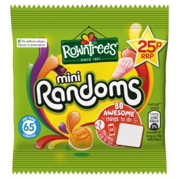 Rowntree's Randoms Sweets Mini Bag 20g PMP 25p