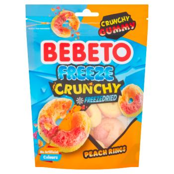 Bebeto Freeze Crunchy Freezedried Peach Rings 35g