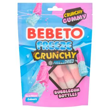 Bebeto Freeze Crunchy Freezedried Bubblegum Bottles 35g