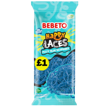 Bebeto Fizzy Blue Raspberry Laces