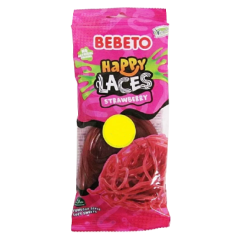Bebeto Strawberry Laces 160g 