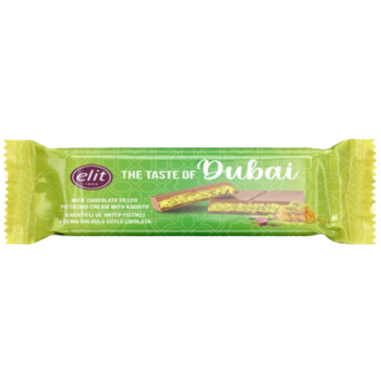 Elit The Taste of Dubai Milk Chocolate Filled Pistachio Cream & Kadayif 30g