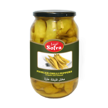 Sofra Pickled Chilli Peppers in Brine & Vinegar 640g 