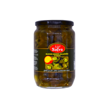 Sofra Sliced Green Jalapeno in Brine 690g 