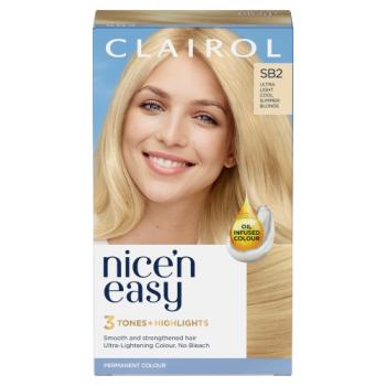 Clairol Nice'n Easy Permanent Hair Dye Ultralight Cool Summer Blonde