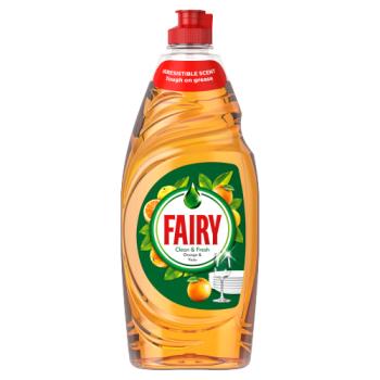 Fairy Clean & Fresh Washing Up Liquid Orange & Yuzu 654ML