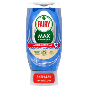 Fairy Max Power Washing Up Liquid Antibacterial 370ml