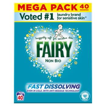Fairy Non Bio Washing Powder 2.4kg, 40 Washes