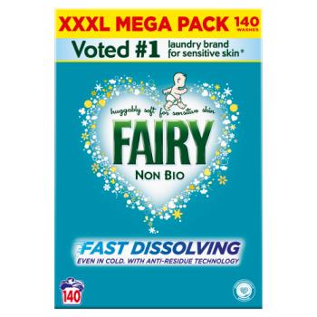 Fairy Non Bio Washing Powder 8.4kg, 140 Washes