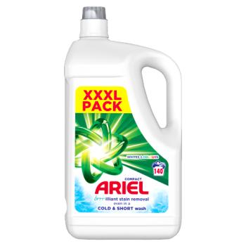 Ariel Washing Liquid, 140 Washes, Whites & Colours