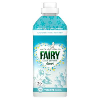 Fairy Fresh Fabric Conditioner Almond Milk & Manuka Honey 26 Washes, 858ml