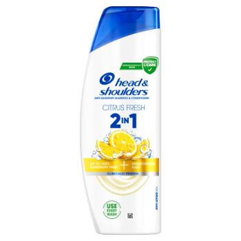 Head & Shoulders Citrus Fresh 2in1 Anti Dandruff Shampoo for Greasy Hair 330ml, Daily Use