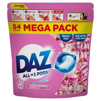 Daz All in 1 Cherry Blossom Whites & Colours 54 x 16.7g (901.8g)