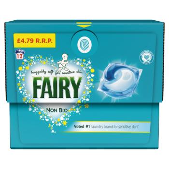 Fairy Non Bio PODS®, For Sensitive Skin, 12 Washes