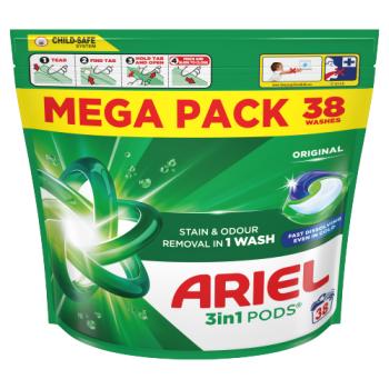 Ariel 3in1 PODS®, Washing Liquid Capsules 38 Washes
