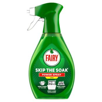 Fairy Skip The Soak Power Spray Lemon 500ml, Dish & Kitchen Spray, Pre-Treatment,
