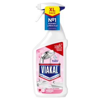 Viakal Fresh Scent Limescale Remover Spray 750ml, To Remove Up To 100% Of Limescale