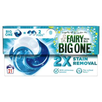 Fairy Non Bio The Big One PODS®, Washing Liquid Capsules 21 Washes