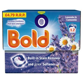 Bold PODS® Washing Liquid Capsules 12 Washes , Lavender & Camomile