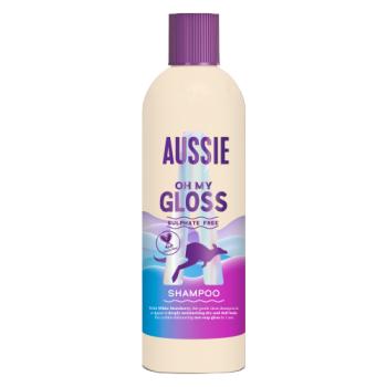 Aussie Oh My Gloss Shampoo 300ml. Deeply Moisturises Dry and Dull Hair. Sulphate Free