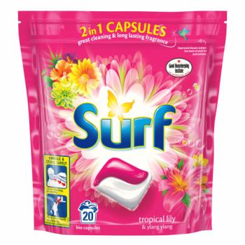 Surf  Washing Capsules Tropical Lily and Ylang-Ylang 20 Wash 482 g 