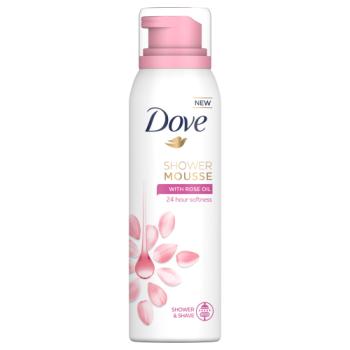 Dove Rose Oil Shower Mousse 200ml
