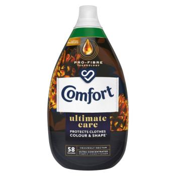 Comfort  Ultra-Concentrated Fabric Conditioner Ultimate Care Heavenly Nectar 58 washes (870ml) 