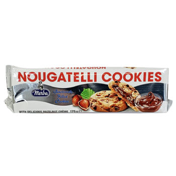 Merba Nougatelli Cookies filled with Hazelnut Cream 175g 