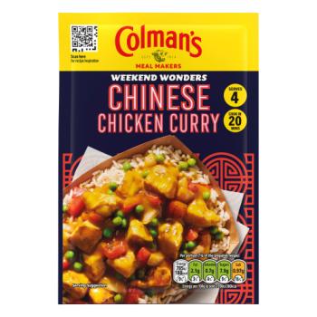Colman's Weekend Wonders Meal Maker recipe mix Chinese Chicken Curry 47g 