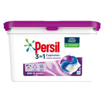 Persil 3 in 1 Laundry Washing Capsules Colour Protect 15 Wash 