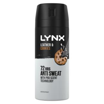Lynx  Anti-Perspirant Aerosol Leather & Cookies 150ml 