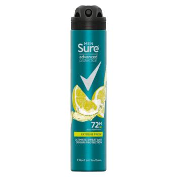 Sure Men Advanced Protection Anti-perspirant Deodorant Aerosol Extreme Fresh 200ml 