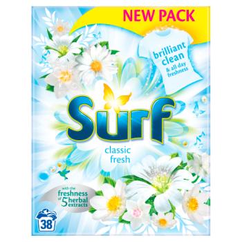 Surf Classic Fresh Biological Washing Powder 5 Herbal Extracts 2.66kg