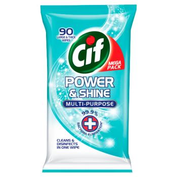 Cif Power & Shine Wipes Antibac