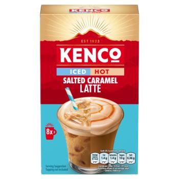 Kenco Iced Hot Salted Caramel Latte 8 x 20.3g (162.4g)
